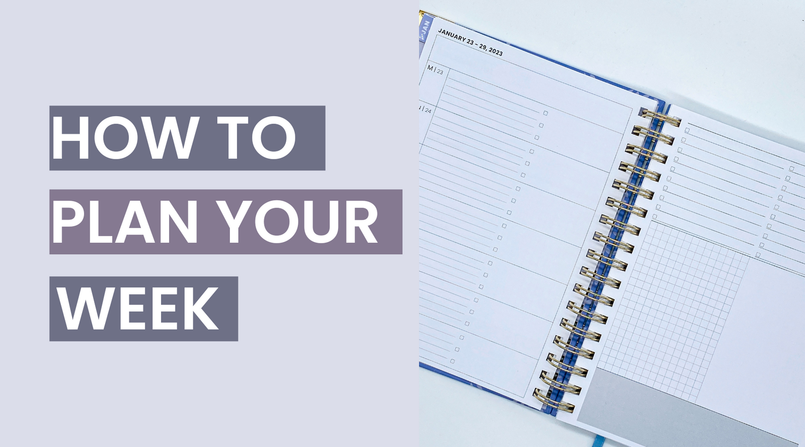 How to Plan Your Week