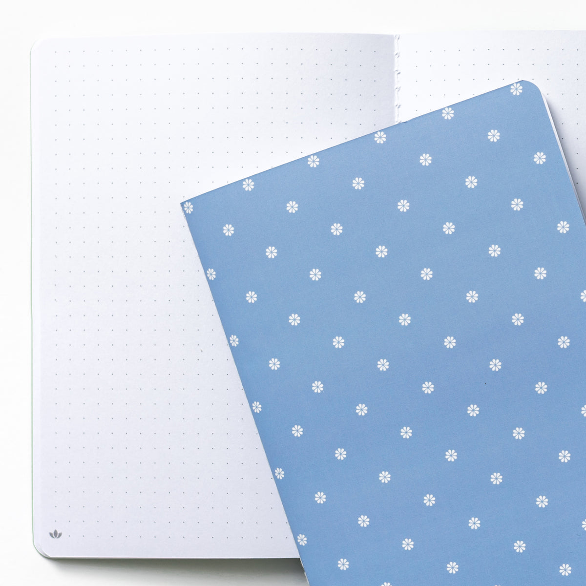 Mini Notebook - Daisy Blue