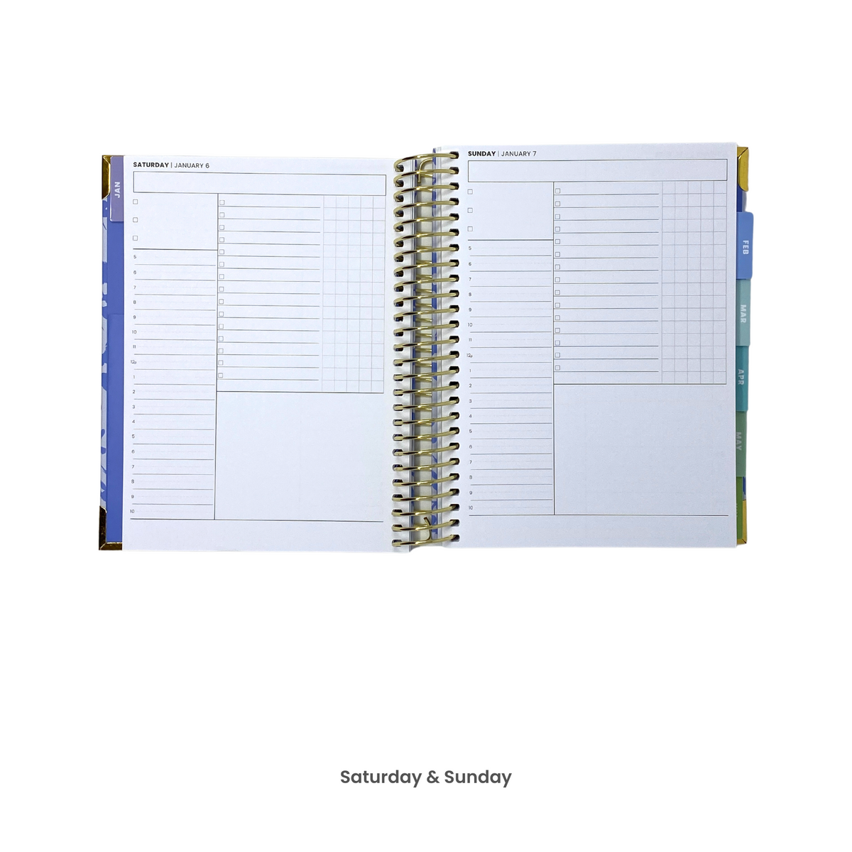 2024 Daily Planners - Hummingbird &amp; Mossy Pebbles