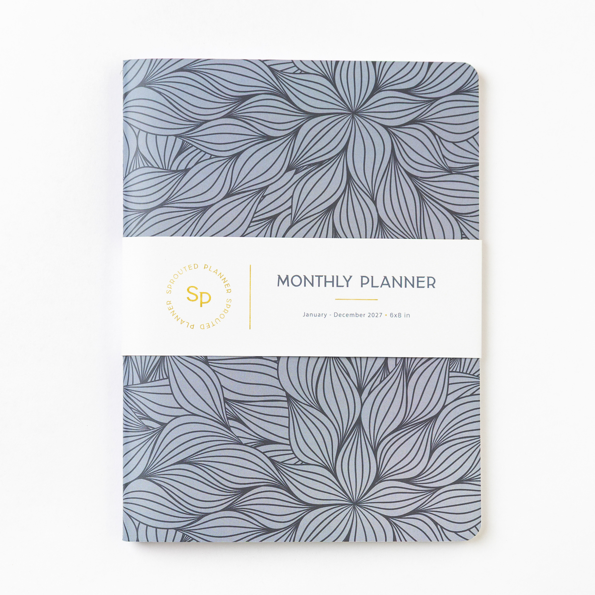2027 Monthly Planner - Midnight Petals