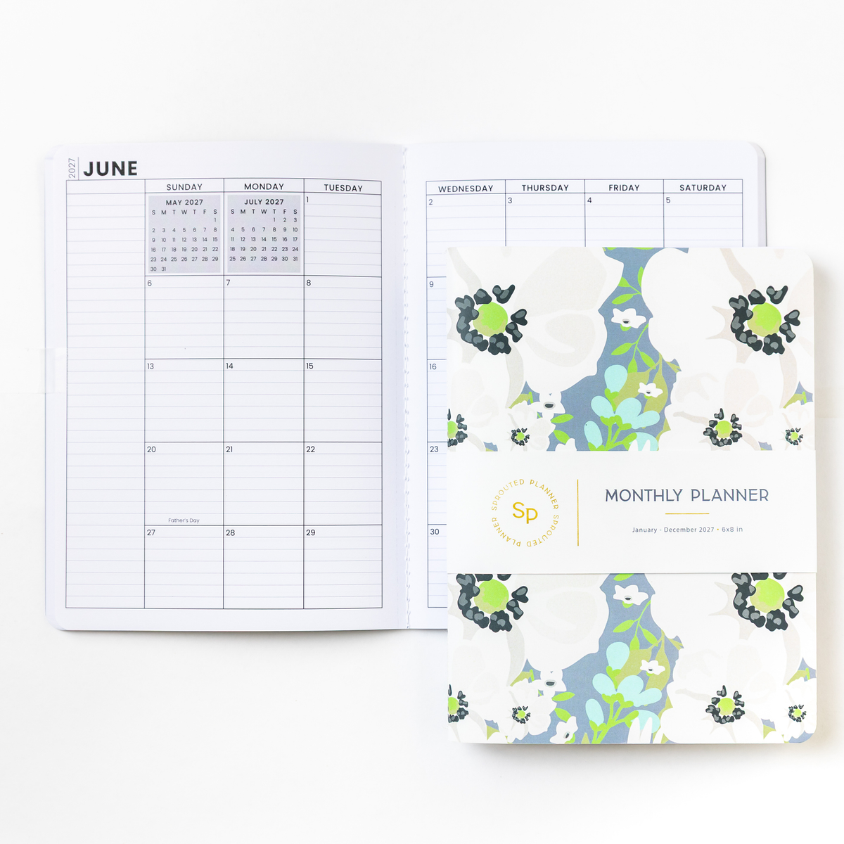 2027 Monthly Planner - Morning Bloom
