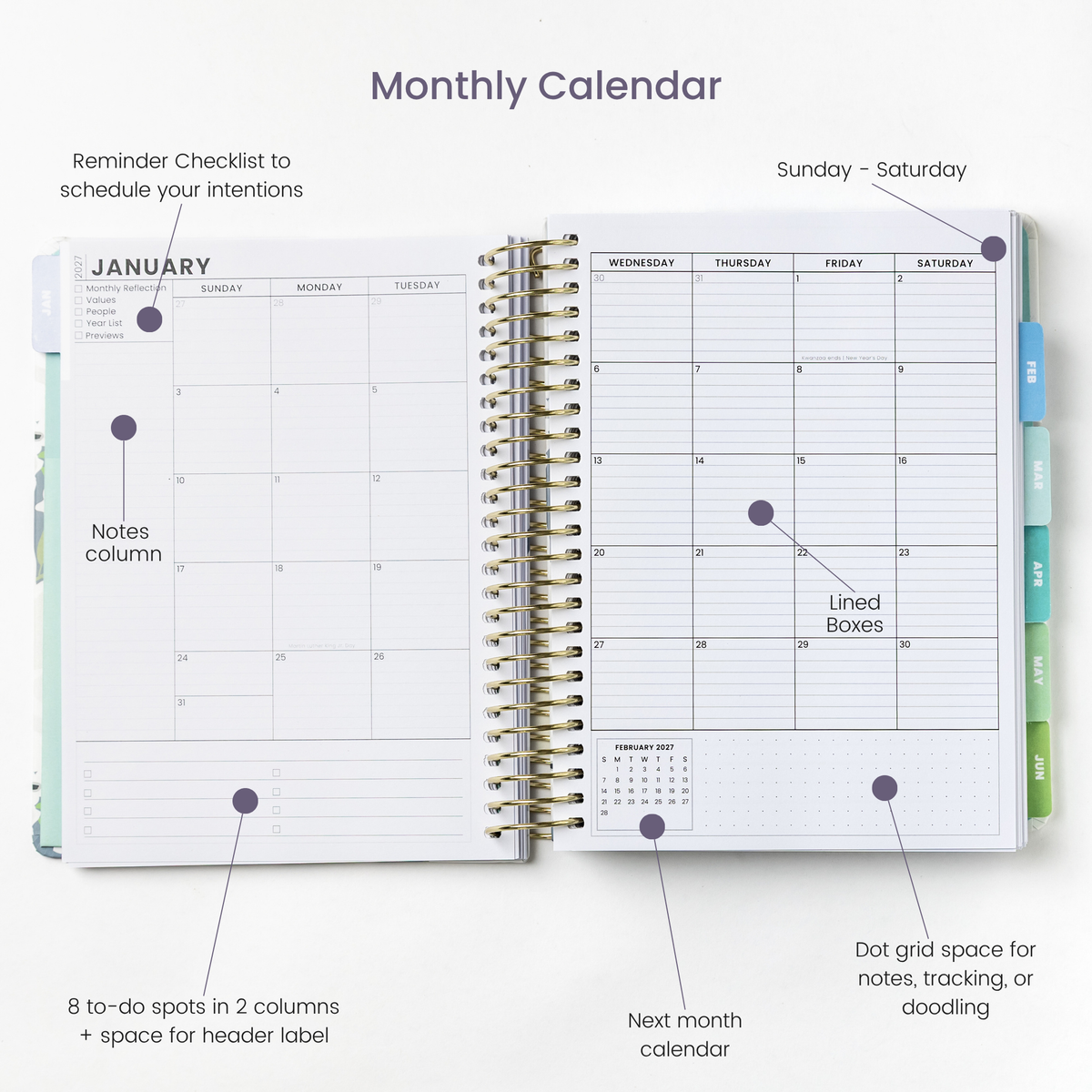 2027 Daily Planners