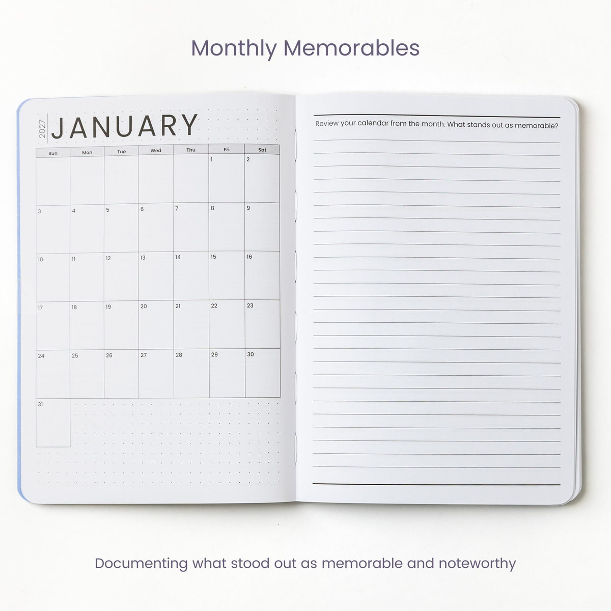 2027 Reflection Booklet - Moonlit Dots