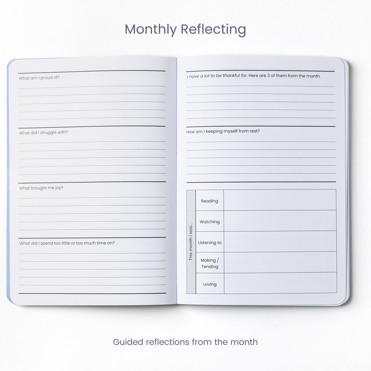 2027 Reflection Booklet - Moonlit Dots