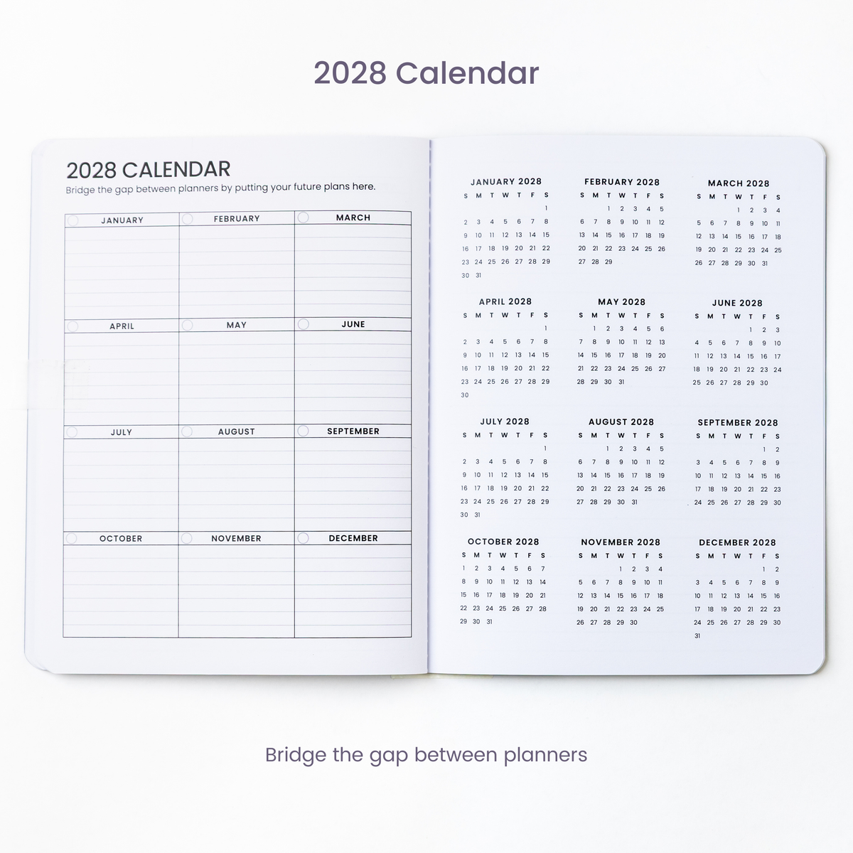 2027 Monthly Planner - Moonlit Dots