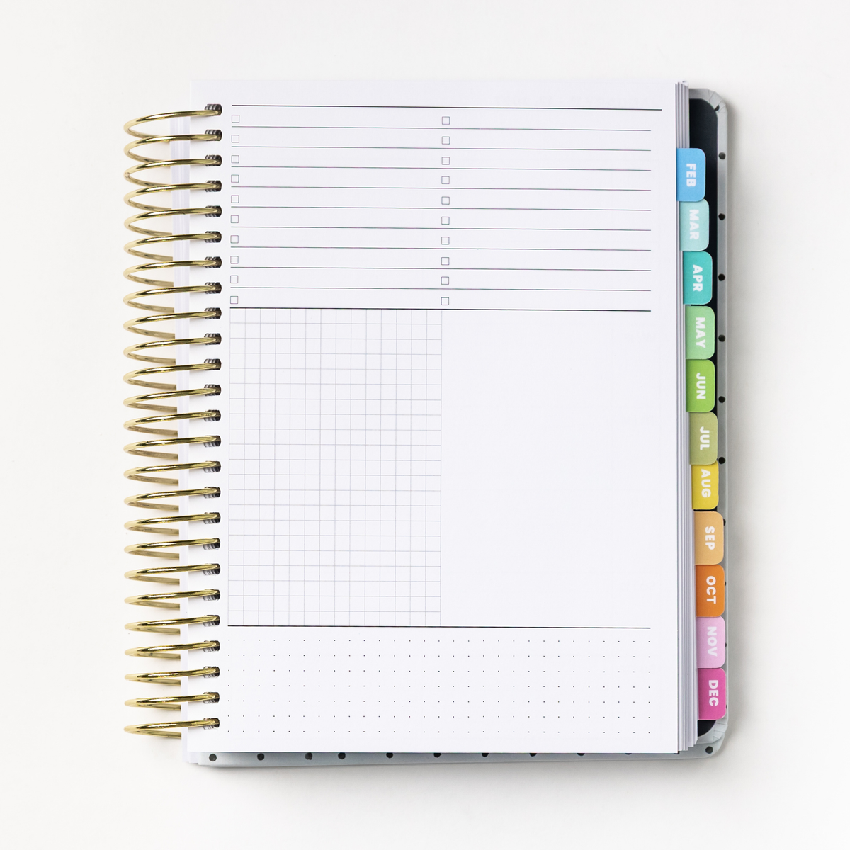 2027 Weekly Planner - Moonlit Dots
