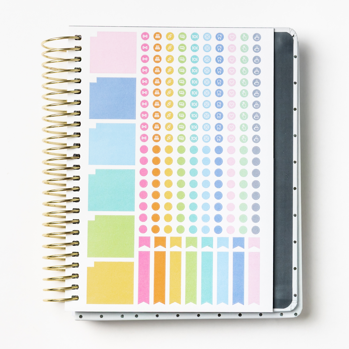 2027 Weekly Planner - Moonlit Dots