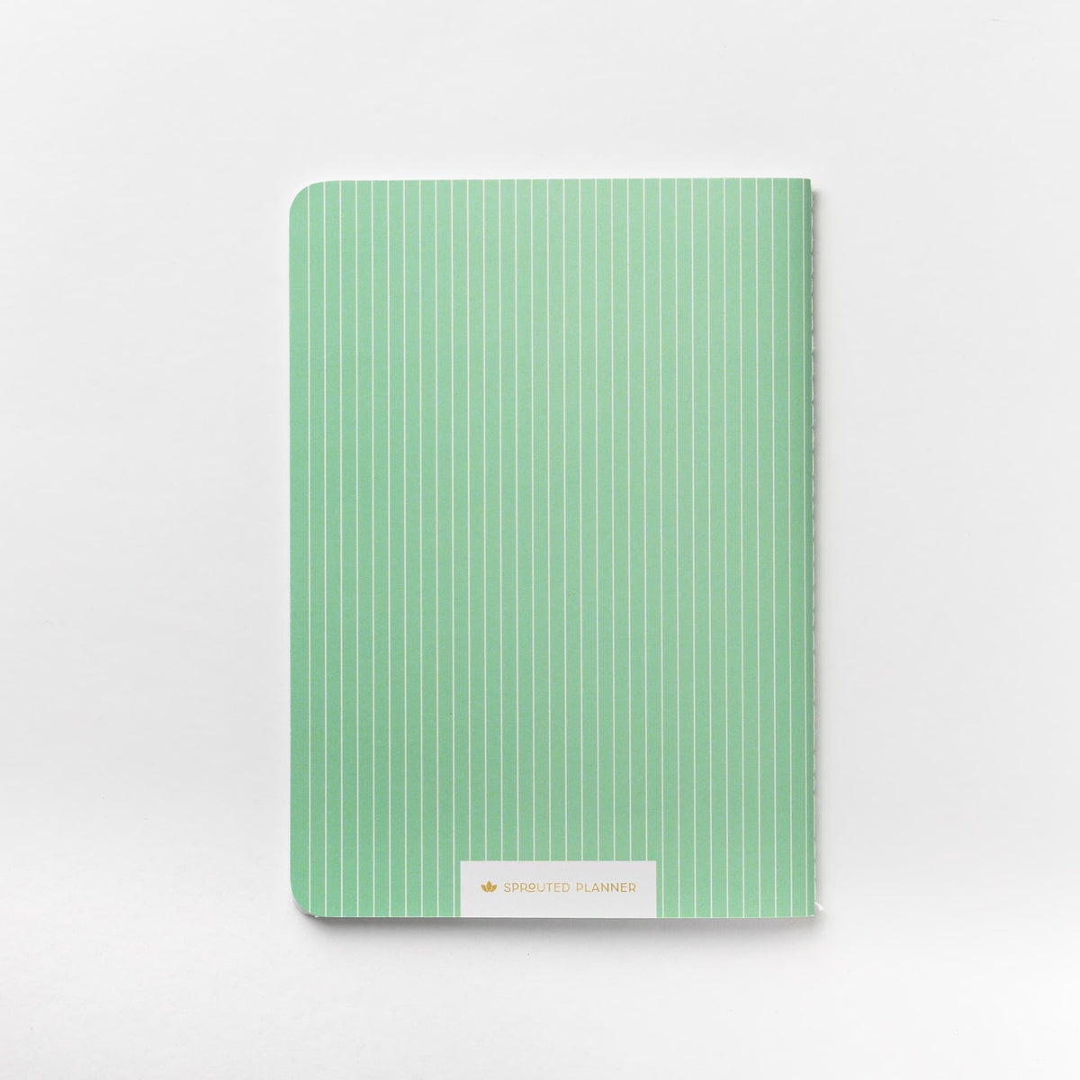 Mini Notebook - Celadon Pinstripe