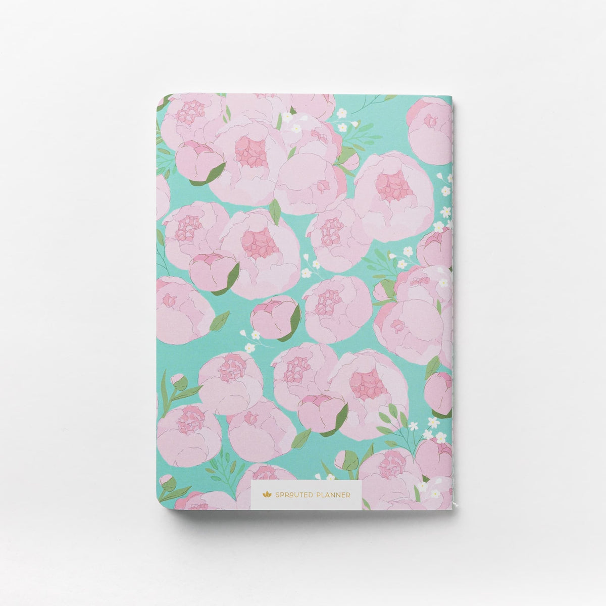 Mini Notebook - Pink Peonies