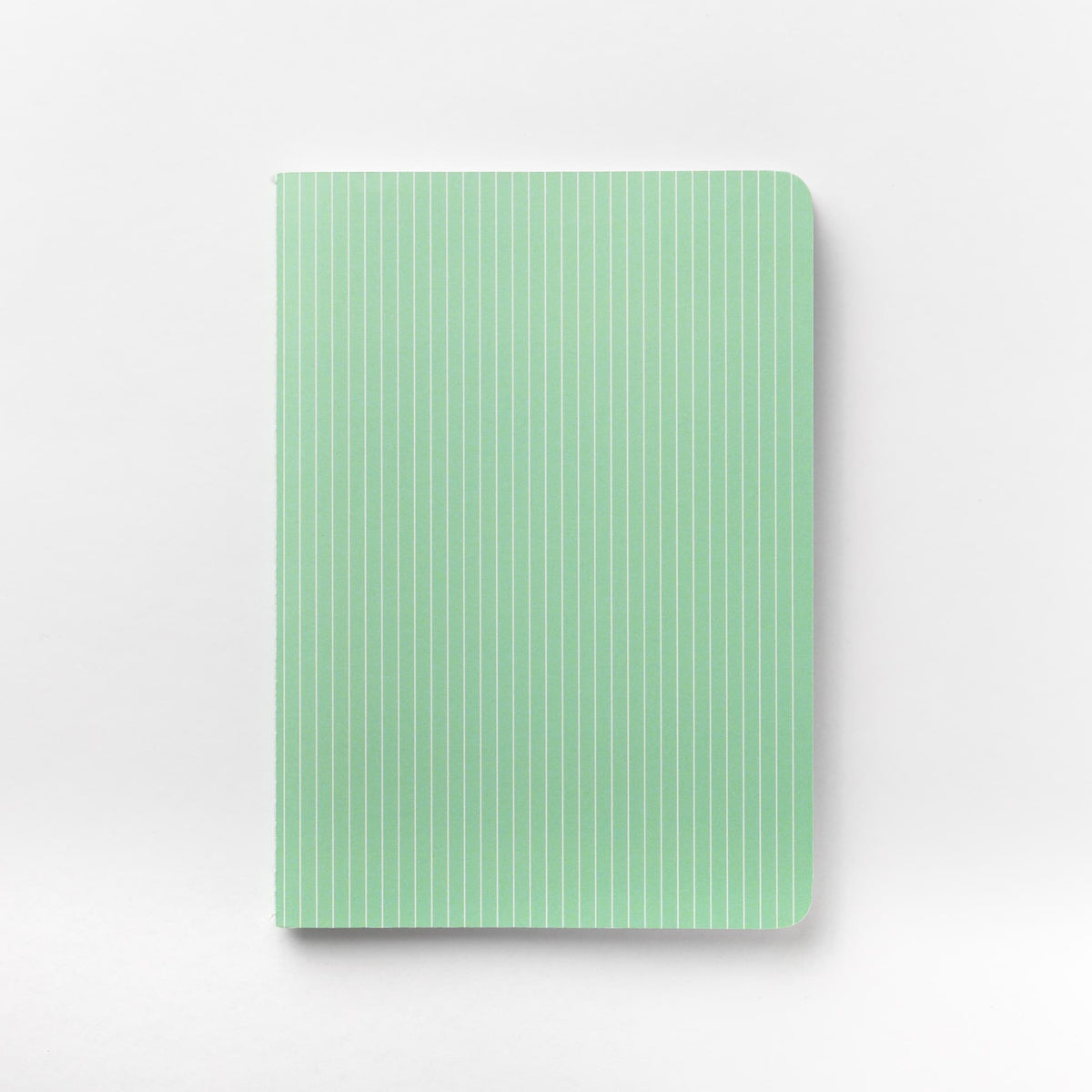 Mini Notebook - Celadon Pinstripe