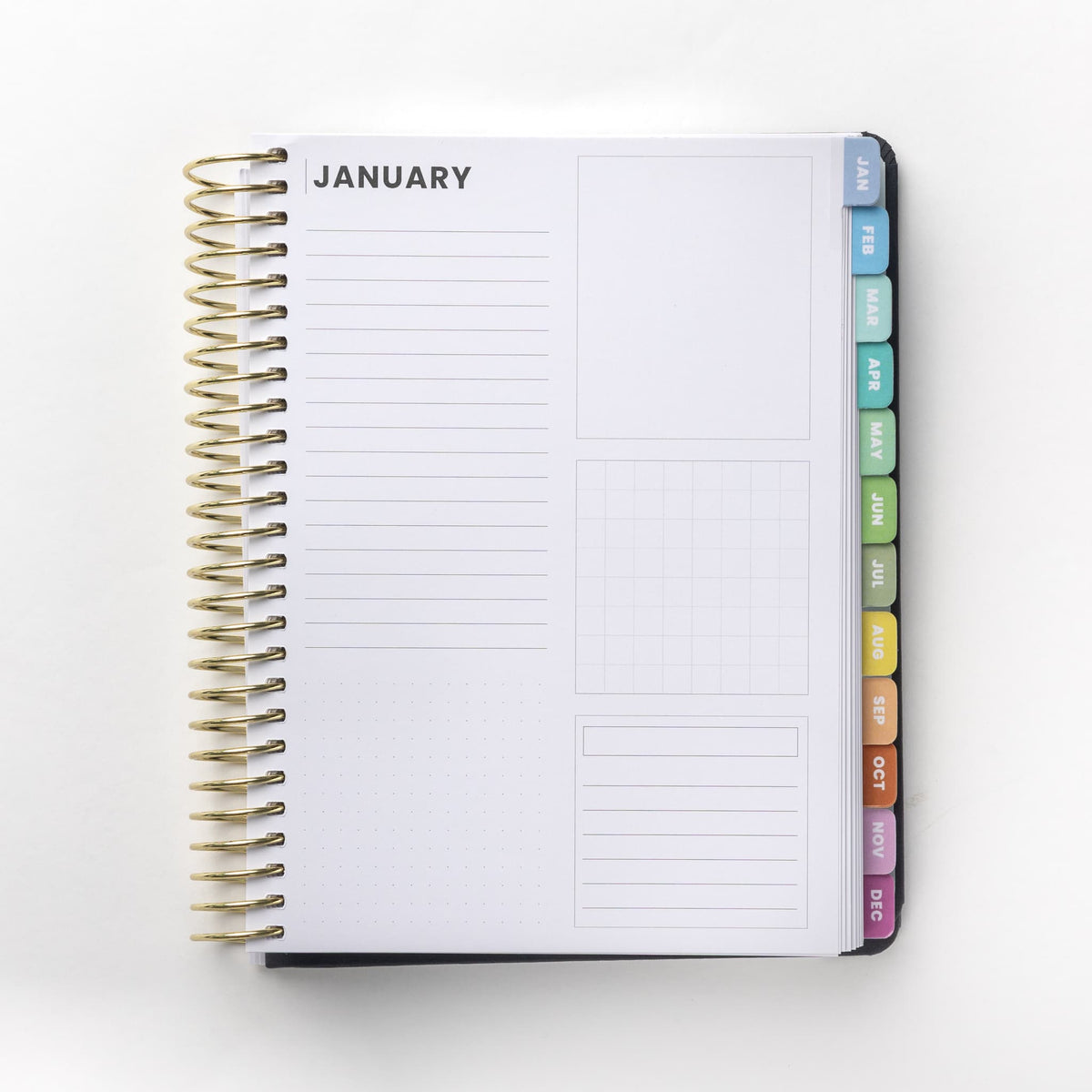 2025 Weekly Planner - Celadon Pinstripe