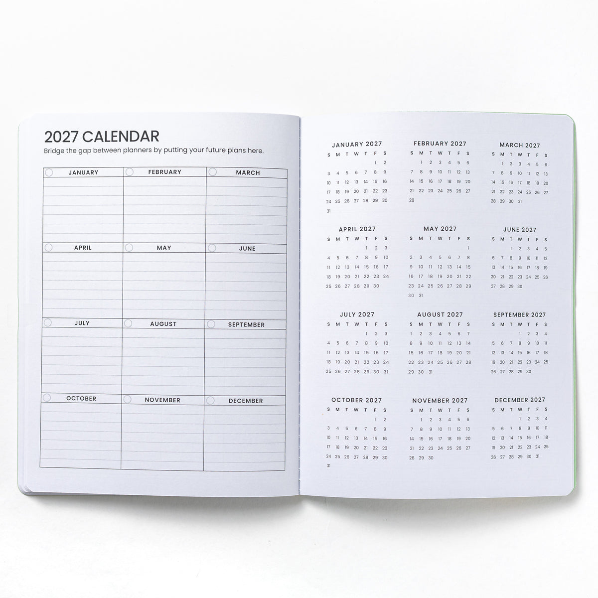 2026 Monthly Planners