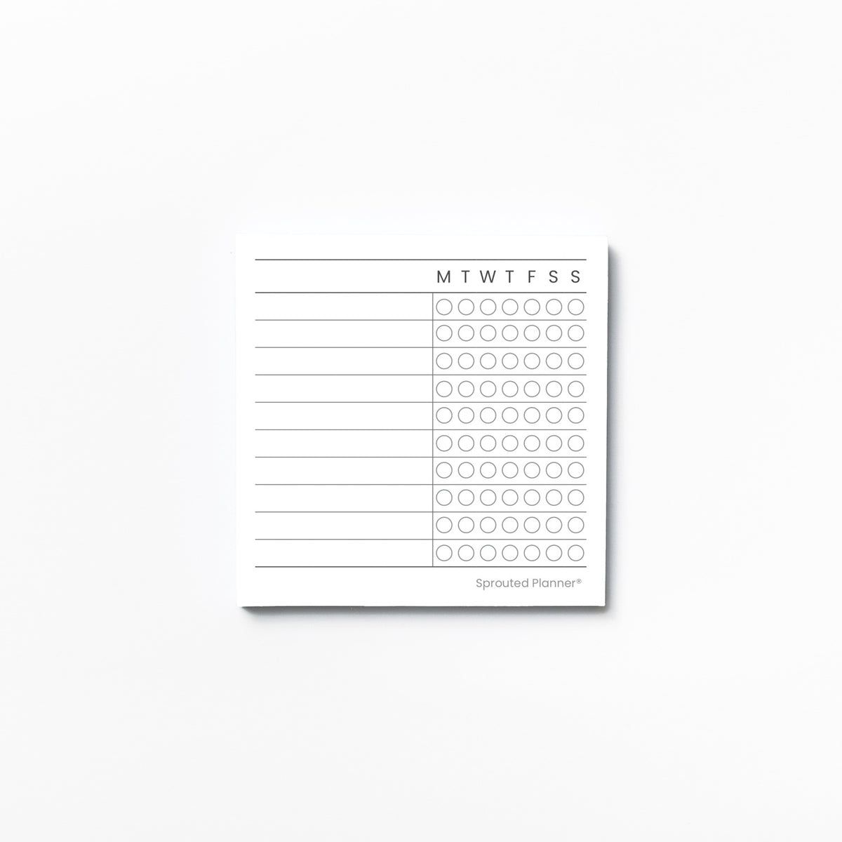 Sticky Notepad - Tracker