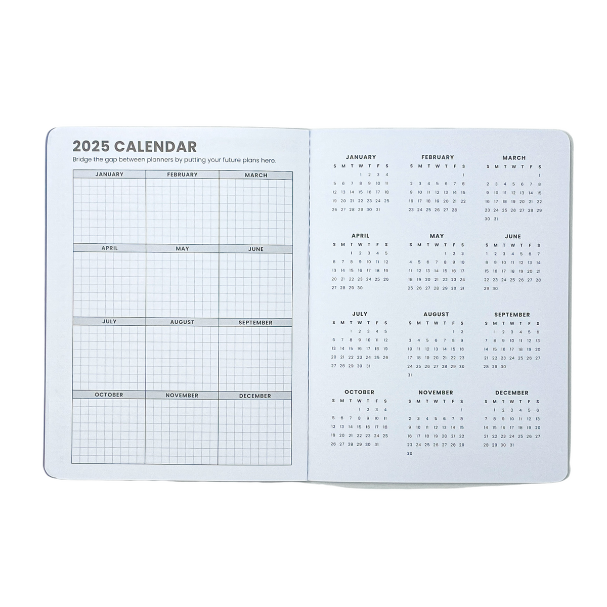 2024 Monthly Planner - Plunging Petals