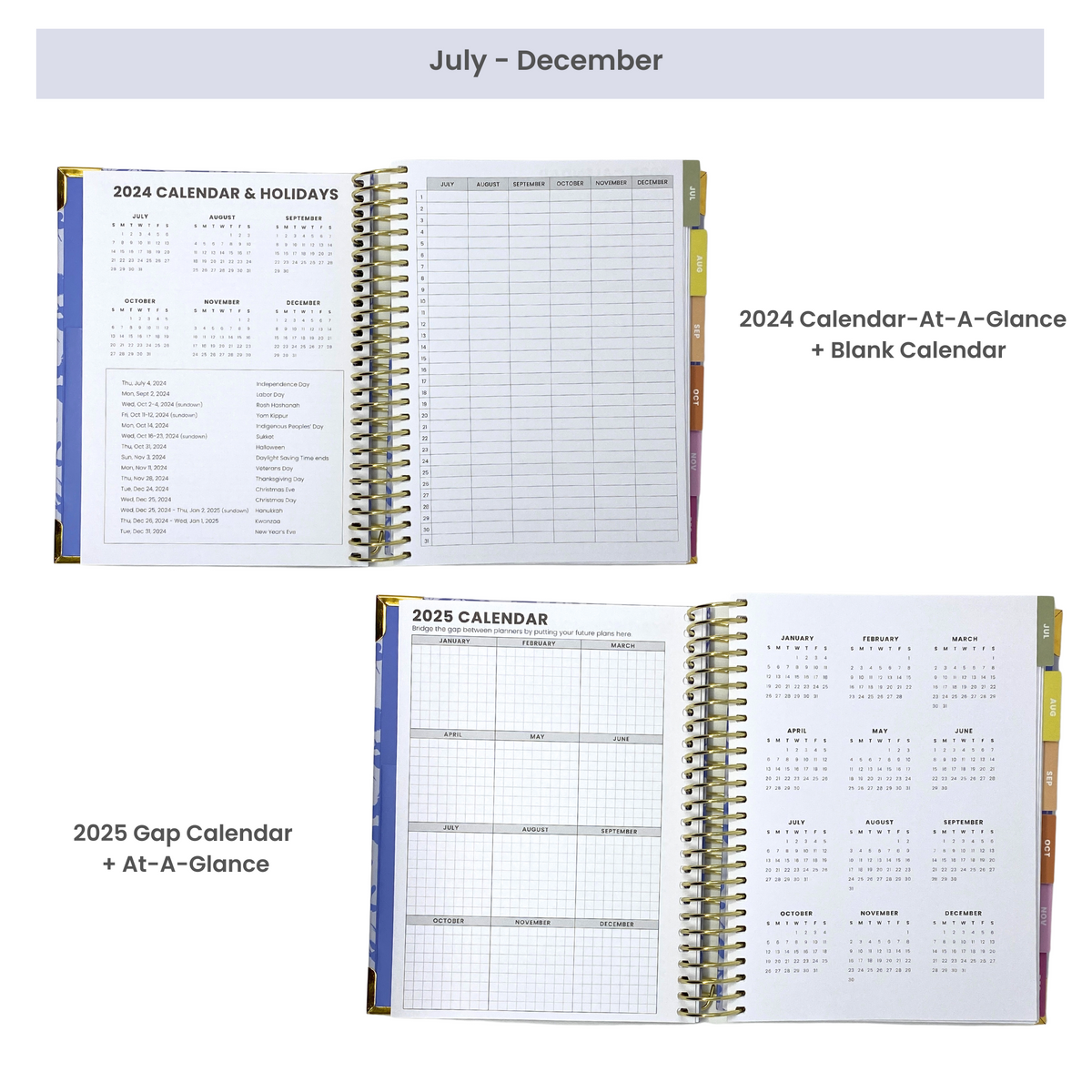 2024 Daily Planners - Mossy Pebbles