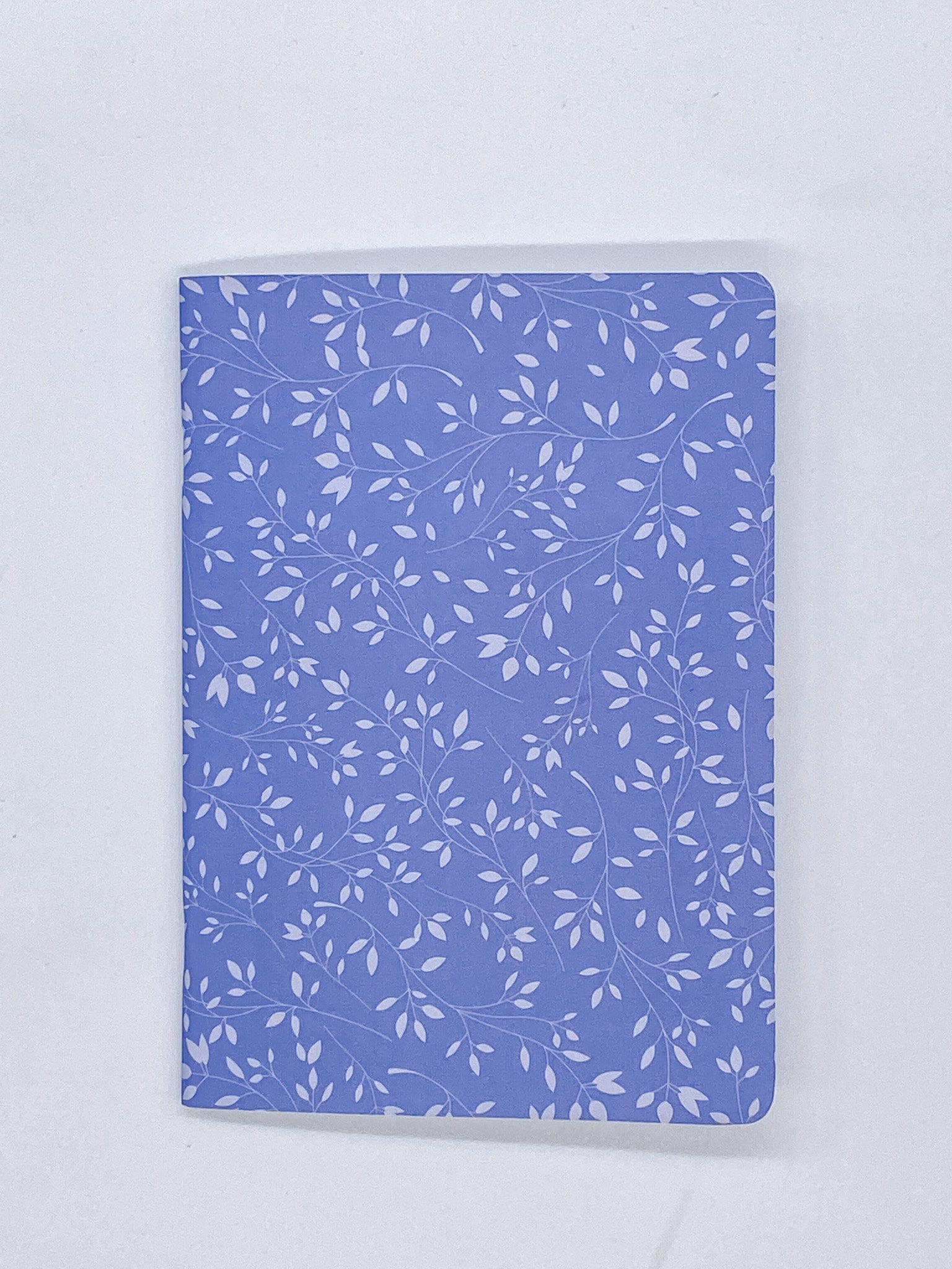 Mini Notebook - Blue Little Leaves