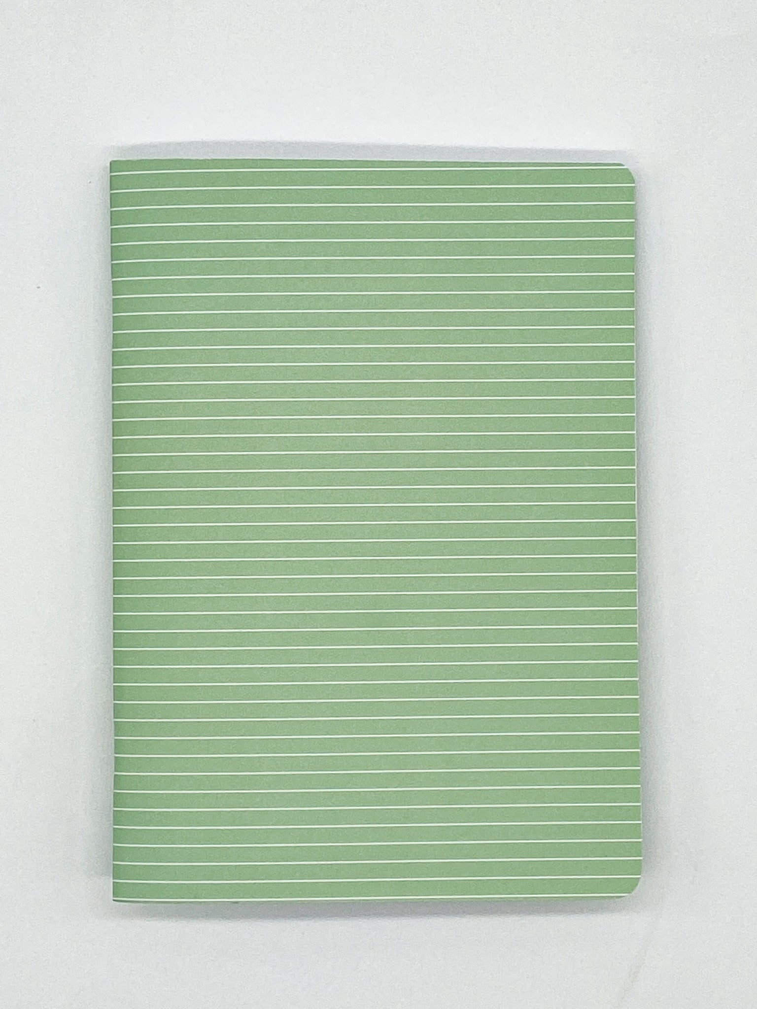 Mini Notebook - Green Stripes