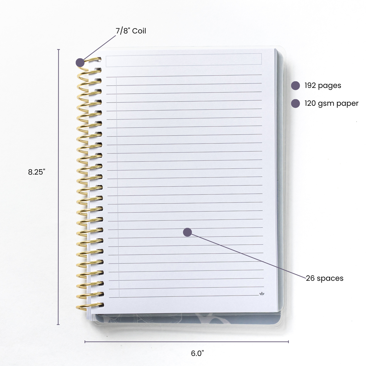 Small Notebook - Daisy Blue