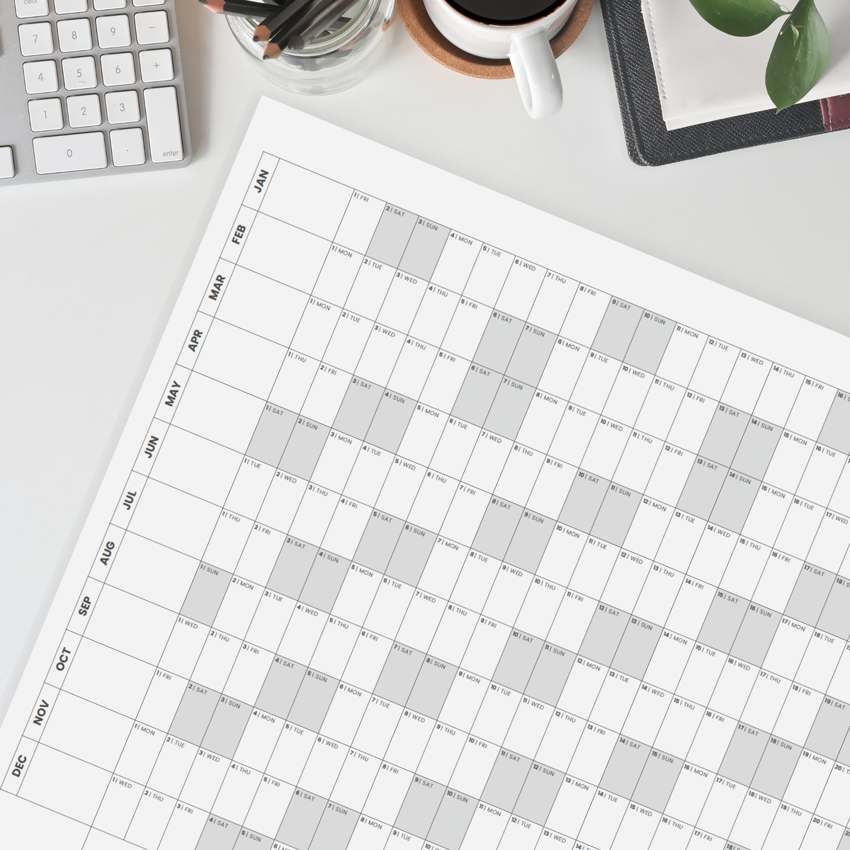2027 Poster Wall Calendar (Printable PDF)