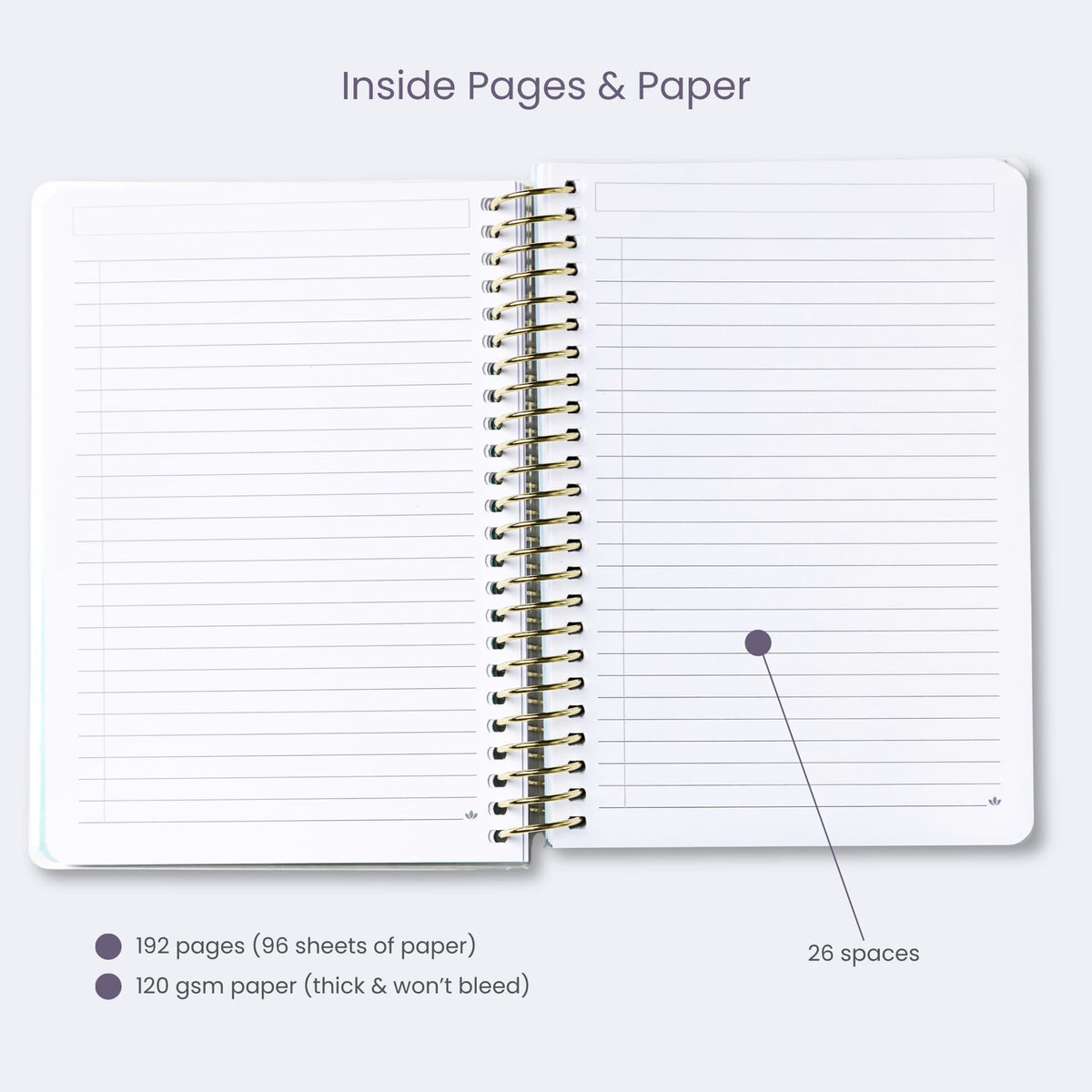 Small Notebook - Sunset Stripe