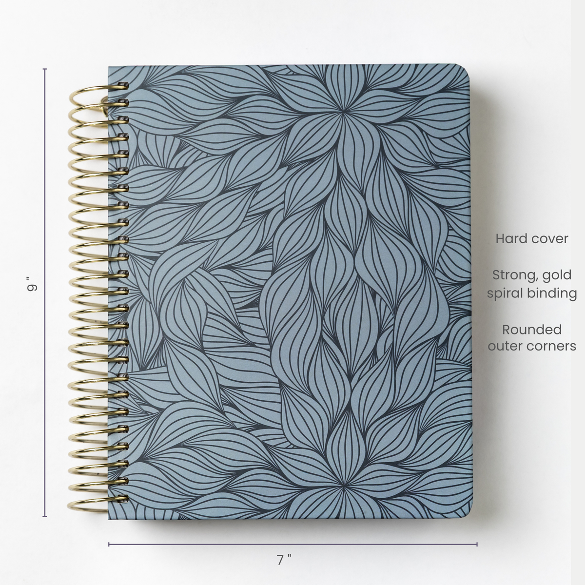 2027 Weekly Planner - Midnight Petals
