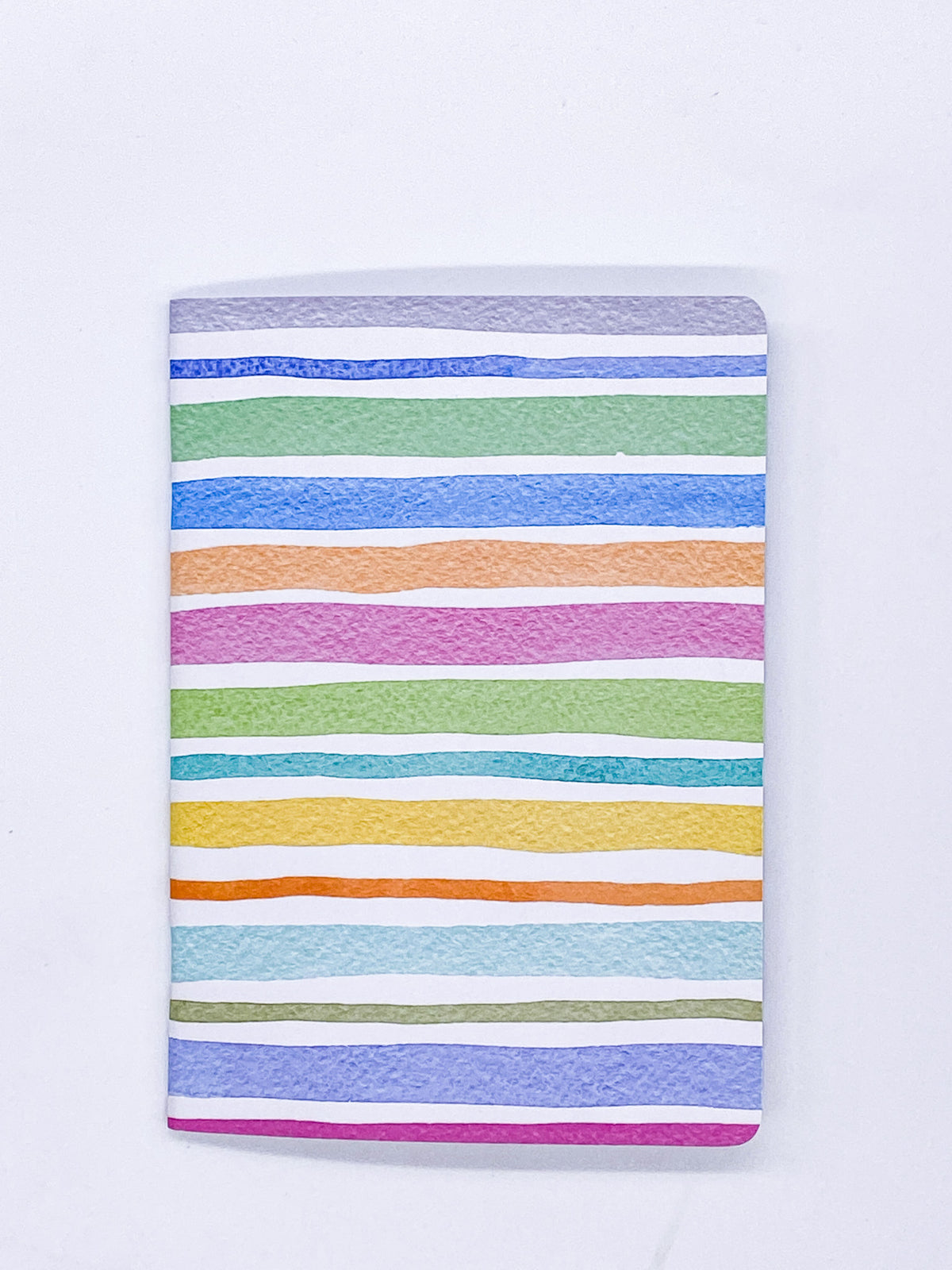 Mini Notebook - Rainbow Stripes