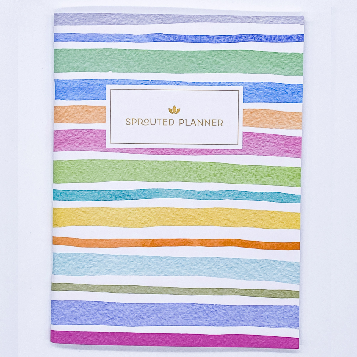 2023 Monthly Planner - Rainbow Stripes
